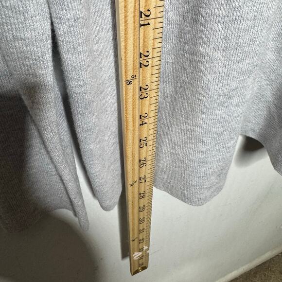 Chico’s 3 XL Gray Cowl Neck‎ Sweater Top Coolmax Cotton Blend Long Sleeve Cozy - Picture 6 of 9